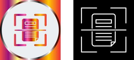 Scan Icon Design vector