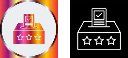 Ballot Icon Design vector