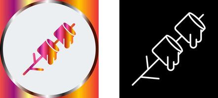 Marshmallows Icon Design vector