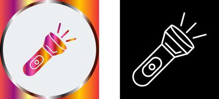 Flash Light Icon Design vector