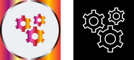 Gears Icon Design vector