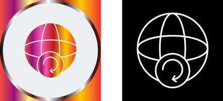 Earth Icon Design vector