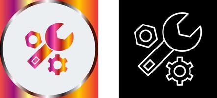 Wrench Icon Design vector