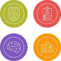 Oximeter and Medical Icon vector