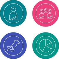 Member and Voters Icon vector