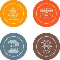 Add to Cart and Online Shopping Icon vector