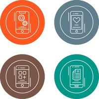 Setting and Favourite Icon vector