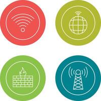 Signal on User and global Signals Icon vector