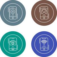 Block and Game Icon vector
