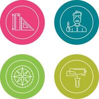Rules and Artist Icon vector