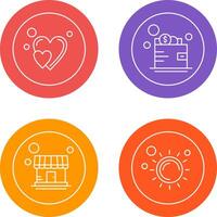 Heart and Wallet Icon vector