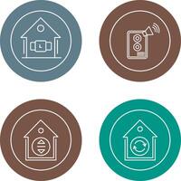 Lamp and briefcase Icon vector