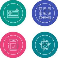 Account and Pattern Icon vector