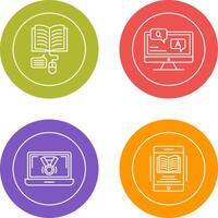 Online Learning and Faq Icon vector