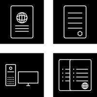 global report and reports Icon vector