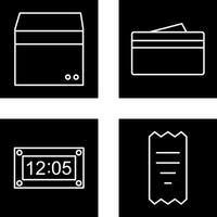 box and wallet Icon vector