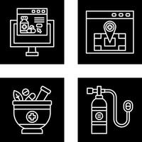 Online store and Locatation Icon vector