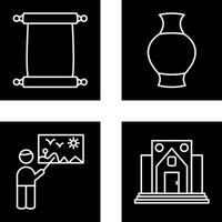 Scroll of Paper and Antique Icon vector