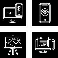 WIFI and Responsive Icon vector
