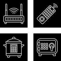 Remote and Antina Icon vector