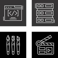 Web Coding ND Server Icon vector