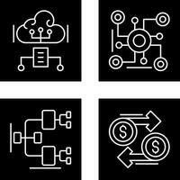 Cloud Computing and Connection Icon vector