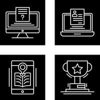 Quiz and Registration Icon vector