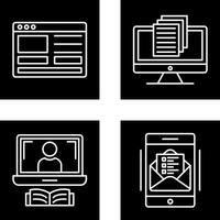 Web Design and Document Icon vector