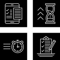 Check List and Quick Response Icon vector