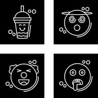 Drink and Dizzy Icon vector