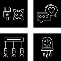 Socket and Chat Icon vector