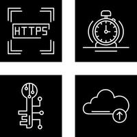 https y alarma icono vector