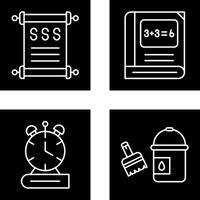 History and Math Icon vector