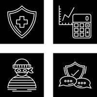 Accounting and Health Icon vector