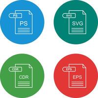 PS and SVG Icon vector