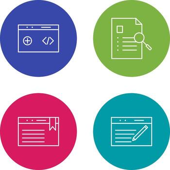clean code and case study Icon vector