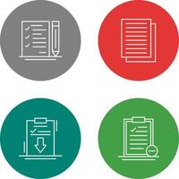 Agreement and Document Icon vector