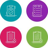 Today to Done Check List and Checkmark Icon vector