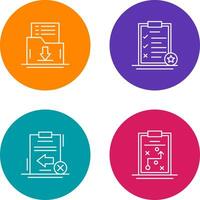 Save List and Task List Icon vector