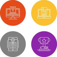 Quiz and Registration Icon vector