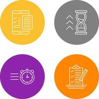 Check List and Quick Response Icon vector