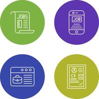 Smart Phone and News Paper Icon vector