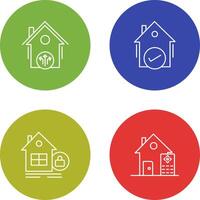 Vent and Houses Icon vector