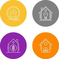 Fire Alarm and Home Automation Icon vector