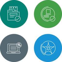 File Protection and Guarantee Icon vector