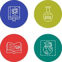 Science and Dna Icon vector