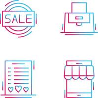 Sale and Purse Icon vector