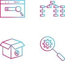 SEO And Seo structure Icon vector