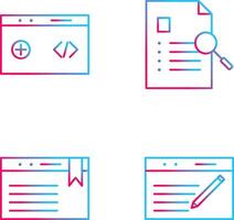 clean code and case study Icon vector