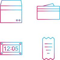 box and wallet Icon vector